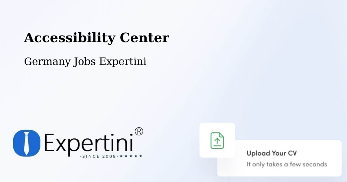 Accessibility Statement – Lübbenau - Germany Jobs Expertini
